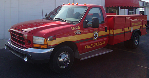 Brevard County Fire Rescue U29 Striping