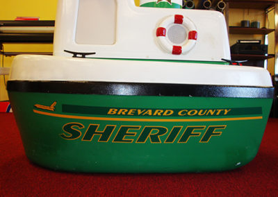 Brevard County Sheriff Bobby The Boat Striping