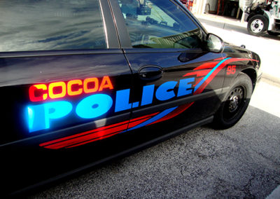 Cocoa Police Car 1st Generation Striping