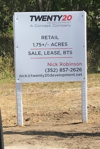For Lease PVC Sign