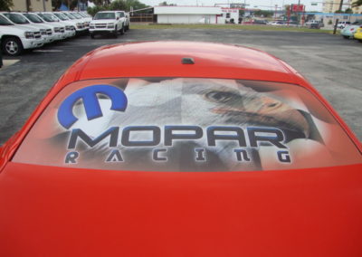Mopar Racing Window Perf