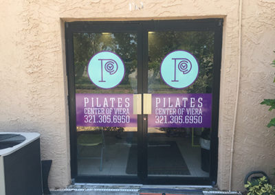 Pilates Center Of Viera Door Graphics