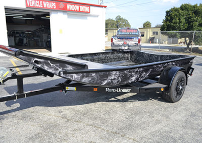 Black Flame Airboat Wrap