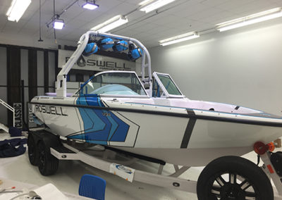 Roswell Blue Boat Wrap